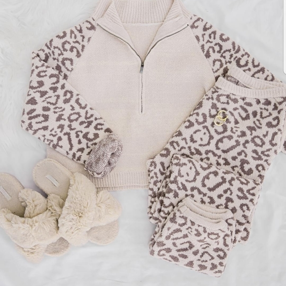 Amarillys Boutique Leopard Bottoms and top - Picture 2 of 5